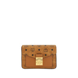 MCM Brown Calf Leather Bos Taurus Shoulder Bag