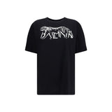 Balmain Black Cotton T-Shirt