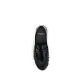 Saint Laurent Black Lamb Ovis Aries Aries Slip-On Loafers