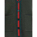 Gucci Bicolor Wool Sleeveles Sweater
