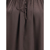 Burberry Brown Silk Blouse