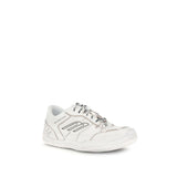 Balenciaga White Calf Leather Bos Taurus Athletic Sneakers