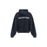 Balenciaga Black Cotton Sweatshirt