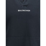 Balenciaga Black Cotton Sweatshirt