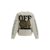Off-White Cream Cotton Cardigan