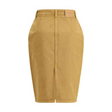 Saint Laurent Beige Denim Skirt