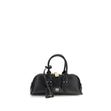 PINKO Black Calf Leather Bos Taurus Handbag