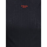 Fendi Black Wool Top
