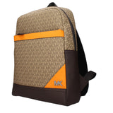 Michael Kors Brown Fabric Backpack