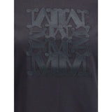 Max Mara Black Cotton T-Shirt