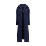 Balenciaga Blue Polyester Full-Length Jacket