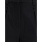 Max Mara Black Camel Hair  Casual Pants