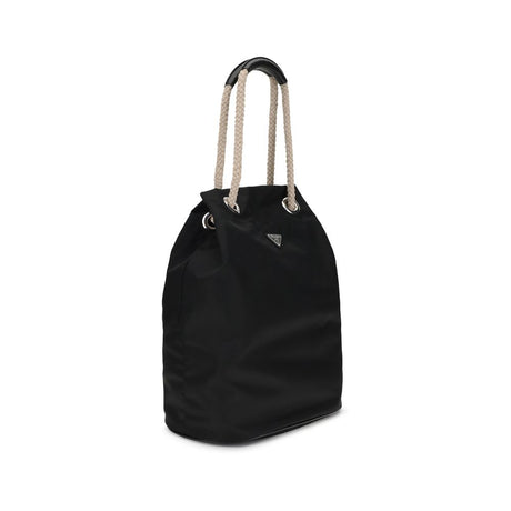 Prada Black Recycled Polyamide Shoulder Bag