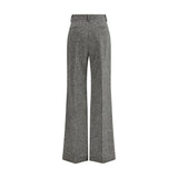 Valentino Gray Wool Casual Pants