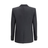 Valentino Black Polyester Coat