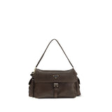 Prada Brown Recycled Polyamide Shoulder Bag