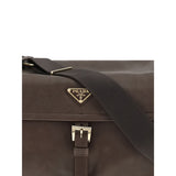 Prada Brown Recycled Polyamide Shoulder Bag