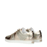 Jimmy Choo Gold Leather Sneakers
