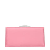 Jimmy Choo Pink Satin Clutch Bag