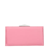 Jimmy Choo Pink Satin Clutch Bag