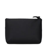 Jimmy Choo Black Satin Clutch Bag