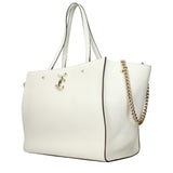 Jimmy Choo White Leather Shoulder Bag