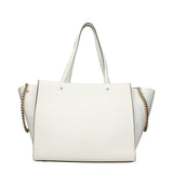 Jimmy Choo White Leather Shoulder Bag