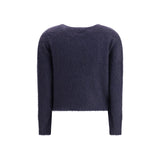 Max Mara Blue Polyamide Sweatshirt