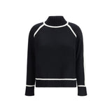 Max Mara Black Wool Turtleneck
