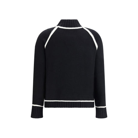 Max Mara Black Wool Turtleneck
