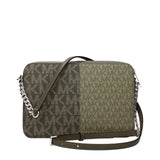 Michael Kors Green Fabric Crossbody Bag