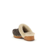 Chloé Brown Lamb Ovis Aries Aries Clogs