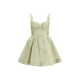 Zimmermann Bicolor Linen Casual Dress