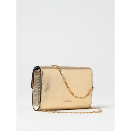 Coccinelle Gold Leather Shoulder Bag