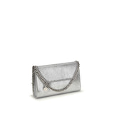 Stella McCartney Silver Polyester Shoulder Bag