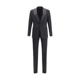 Giorgio Armani Black Fleece Wool Tuxedo