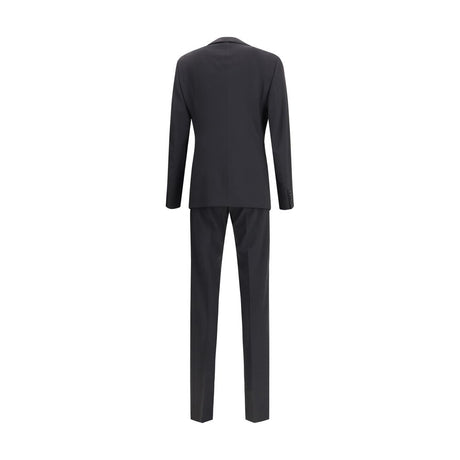 Giorgio Armani Black Fleece Wool Tuxedo