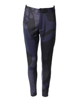 Alexander McQueen Multicolor Patterned Tapered Fit Men Pants