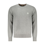 Hugo Boss Grigio Cotton Men's Sweater