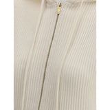 Max Mara White Wool Sleeveles Sweater