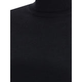 Max Mara Black Wool Turtleneck