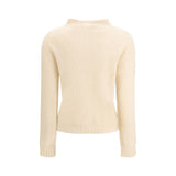 Max Mara Cream Polyamide Sweatshirt