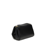 Prada Black Calf Leather Bos Taurus Shoulder Bag