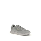 Prada Gray Rubber Athletic Sneakers
