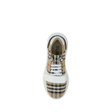 Burberry Beige Rubber Athletic Sneakers