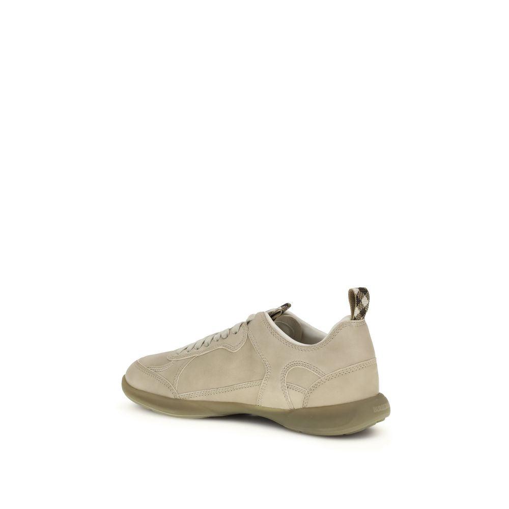 Burberry Beige Lamb Ovis Aries Aries Athletic Sneakers