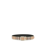 Burberry Multicolor Calf Leather Bos Taurus Belt