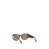 Balenciaga Brown Acetate Sunglasses