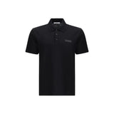 Givenchy Black Cotton Polo Shirt