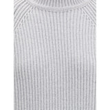 Balmain Gray Wool Sweatshirt